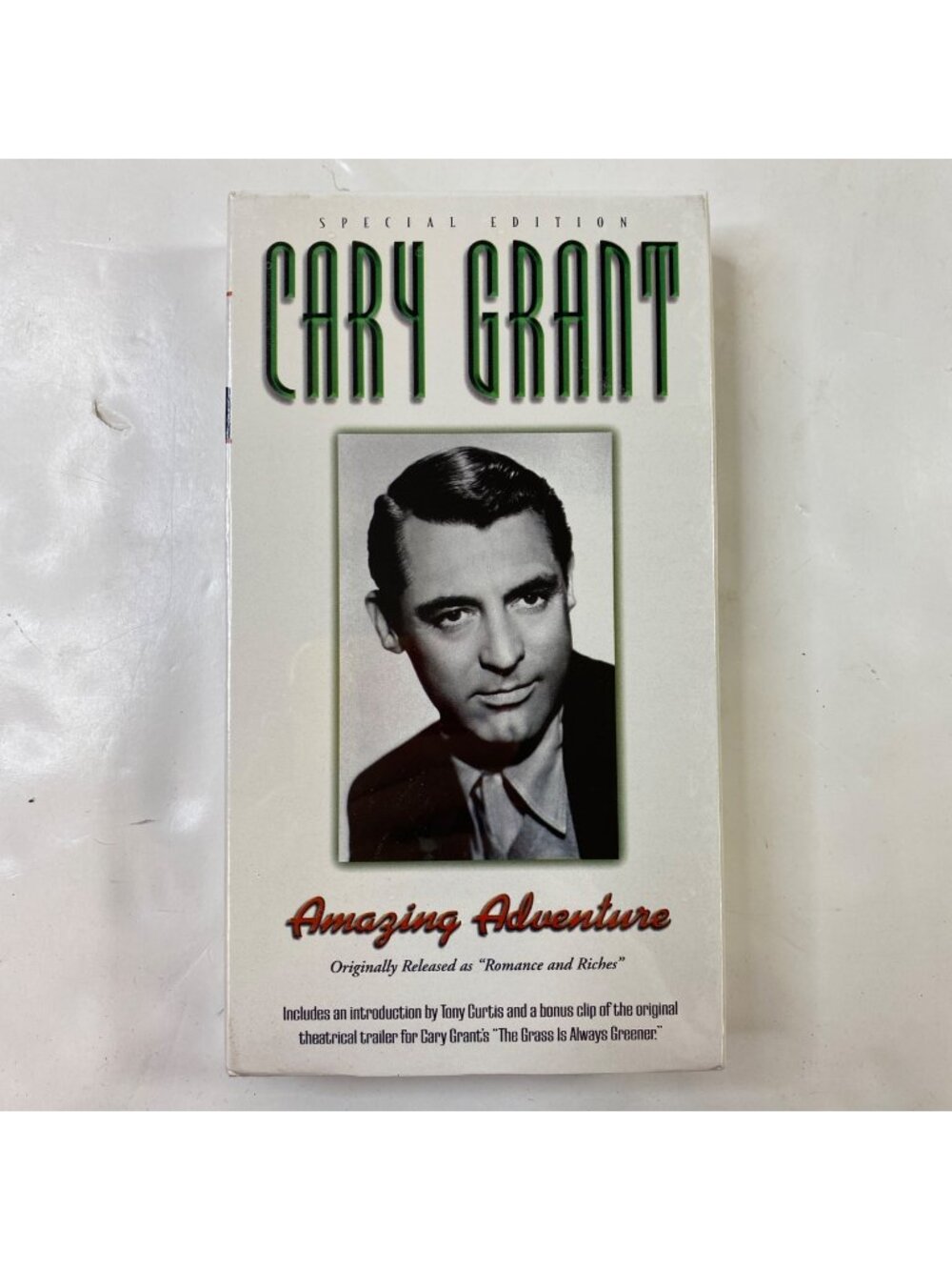 Cary Grant Amazing Adventure Special Edition 1937 VHS Classic Romcom Pre-Owned